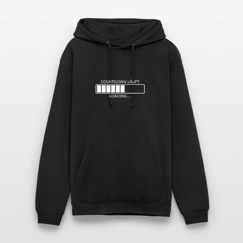 Countdown läuft Loading Ladebalken Vorlage Vektor Unisex Hoodie