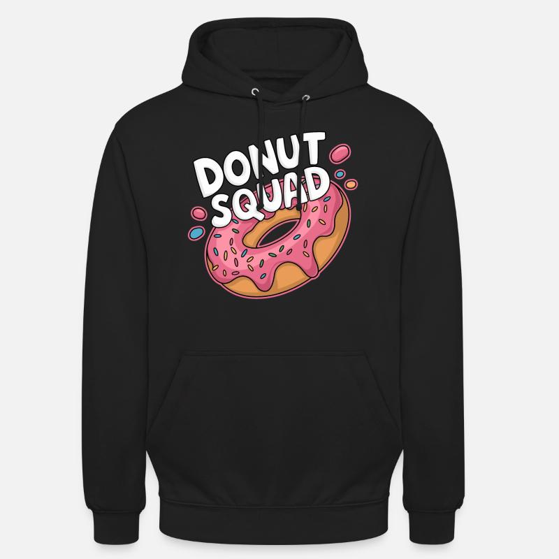 Donut Squad Beignets Beignets - Sweat-shirt à capuche unisexe - noir
