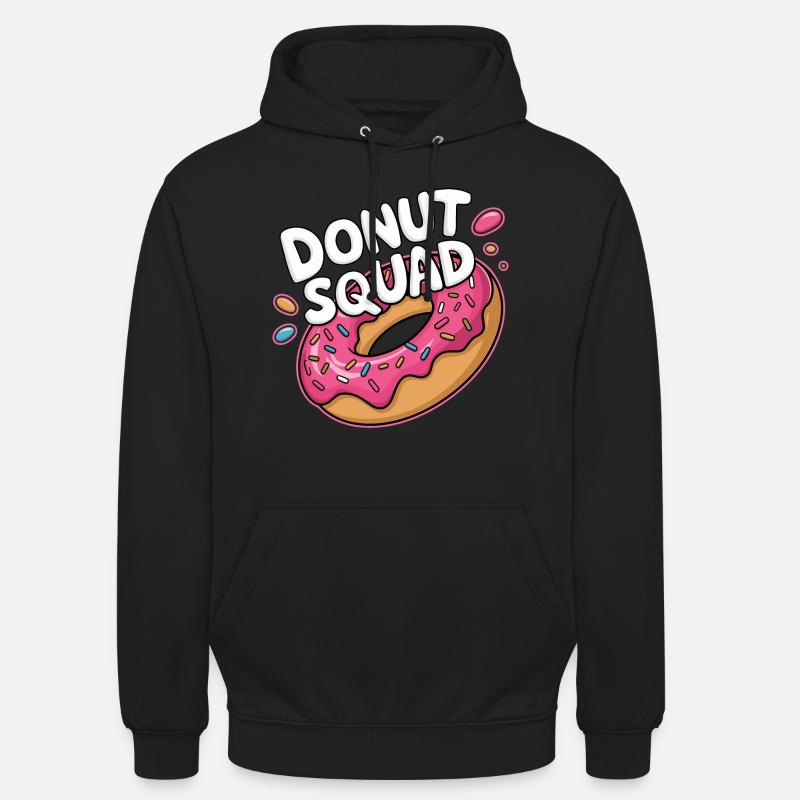 Donut Squad Beignets Beignets - Sweat-shirt à capuche unisexe - noir