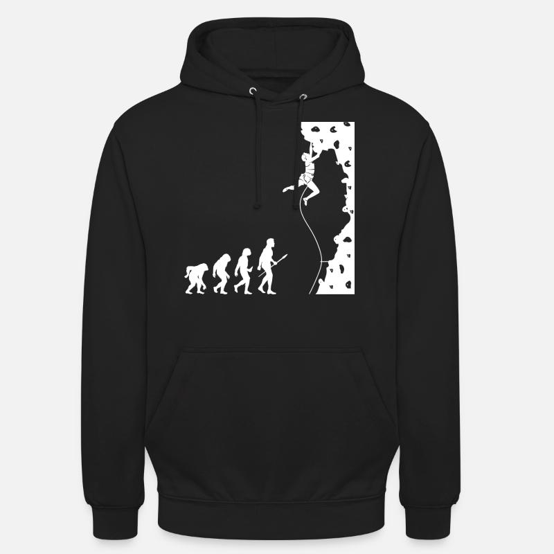 Kletterer Evolution Bouldering Climber - Unisex Hoodie - black