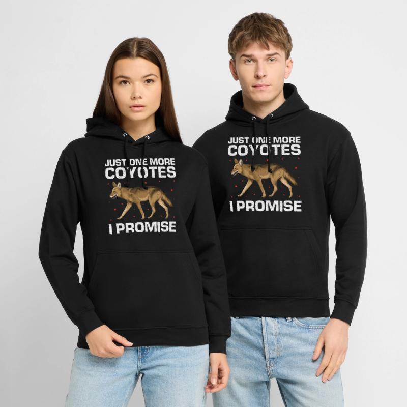 Conception de coyote pour les réacteurs de coyote Sweat-shirt à capuche unisexe