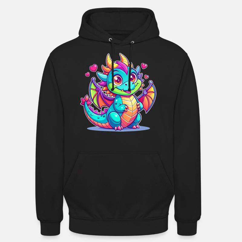 Farbenfroher Drache - Unisex Hoodie - undefined