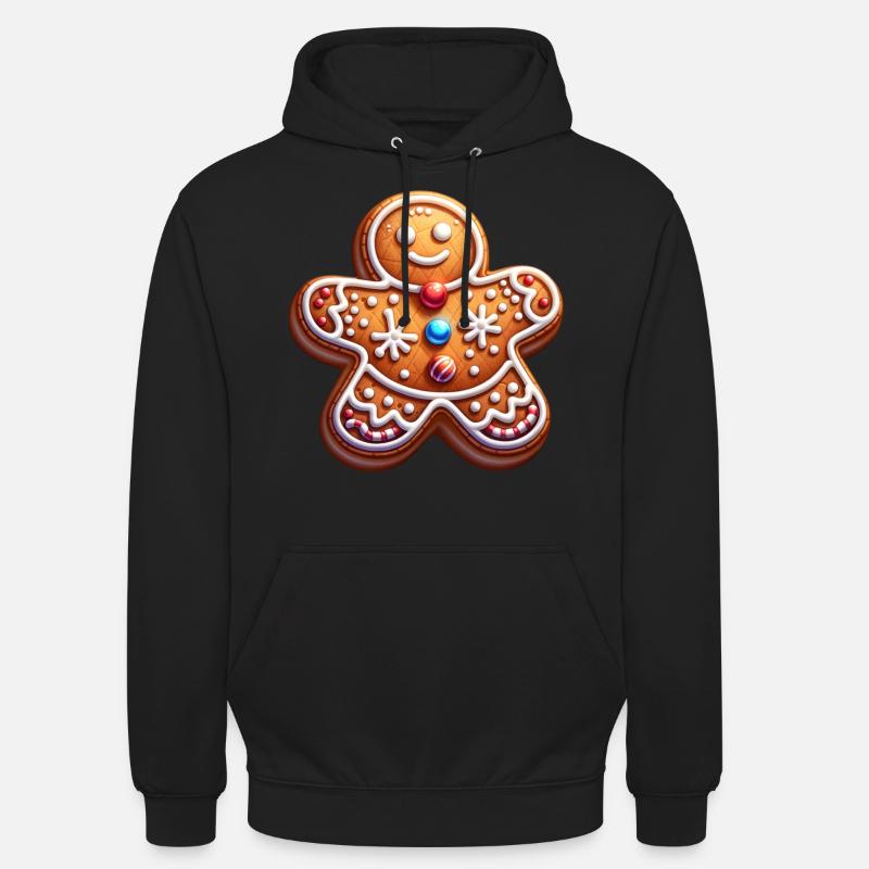 Lebkuchen Plätzchen Backen Advent - Unisex Hoodie - Schwarz