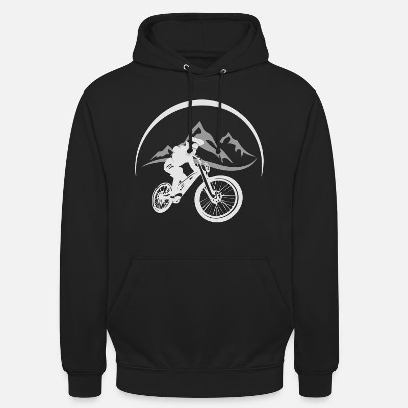 Mountainbiker - Unisex Hoodie - Schwarz