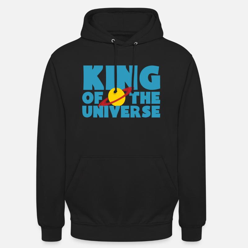 Roi de l’univers - Sweat-shirt à capuche unisexe - noir