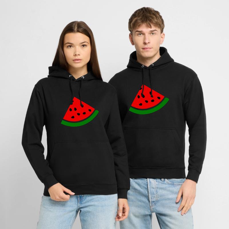 Melon pastèque Sweat-shirt à capuche unisexe