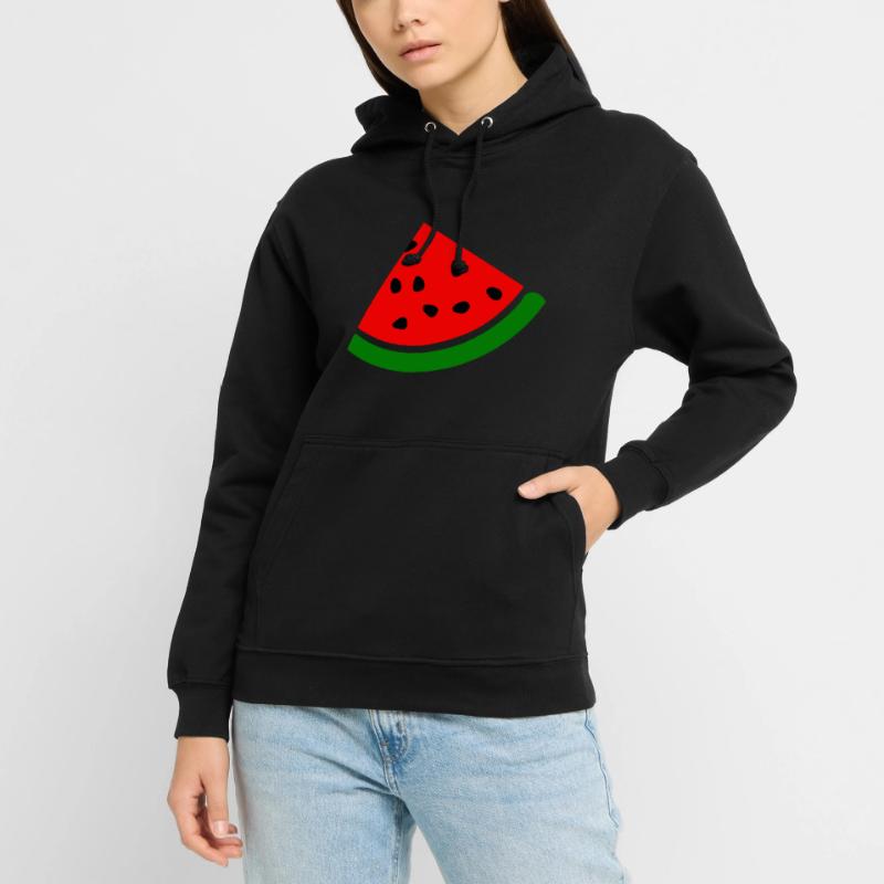 Melon pastèque Sweat-shirt à capuche unisexe