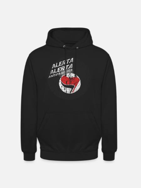 antifa pool billiard - Unisex Hoodie - black