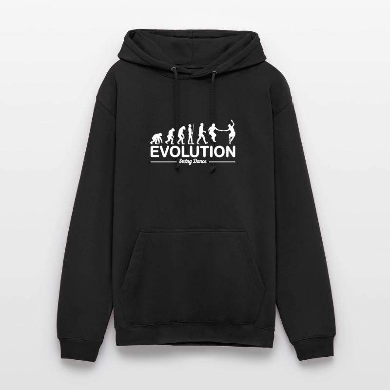 Swing danse danse évolution cadeau couples danseurs Sweat-shirt à capuche unisexe