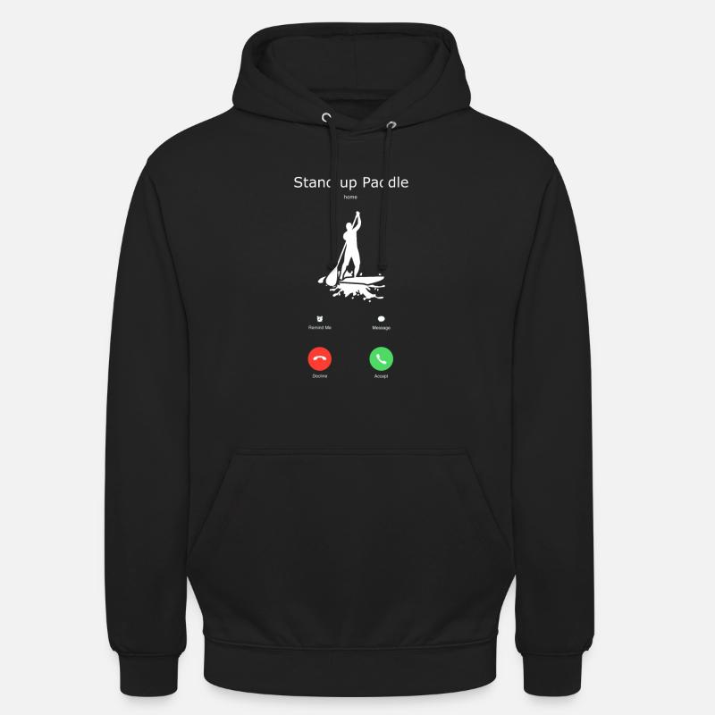 Stand up Paddling | | stand up paddle - Sweat-shirt à capuche unisexe - noir