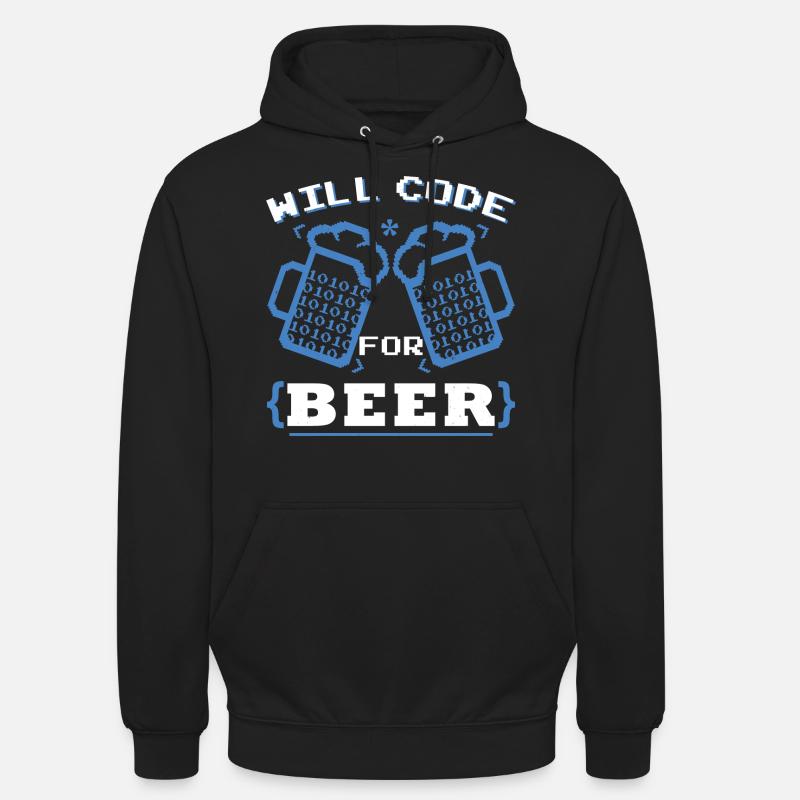 Will Code pour la bière | Codage du programmeur Sweat-shirt à capuche unisexe