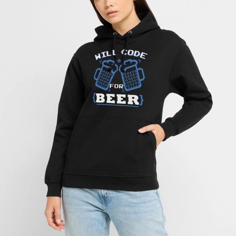 Will Code pour la bière | Codage du programmeur Sweat-shirt à capuche unisexe
