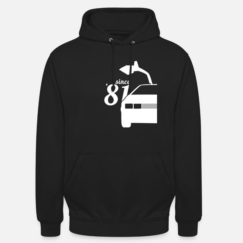 Since 1981 / DeLorean - Sweat-shirt à capuche unisexe - noir