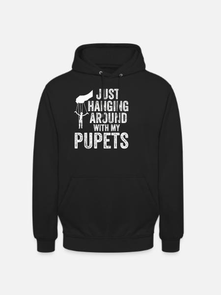 Puppetry Puppeteer Puppet Puppets - Unisex Hoodie - black