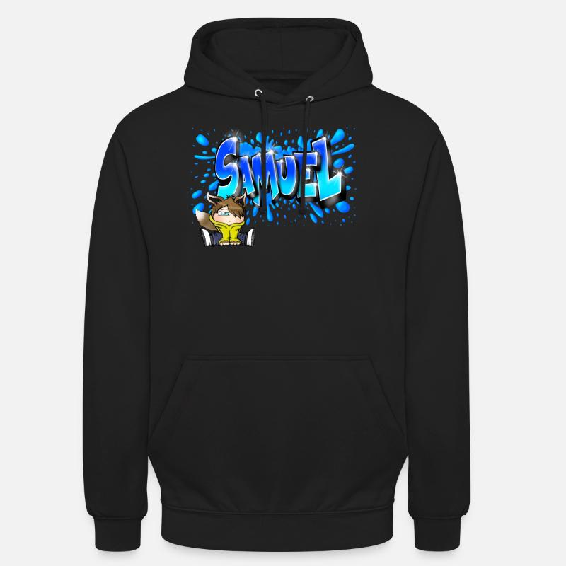 Graffiti Samuel Printable - Sweat-shirt à capuche unisexe - noir