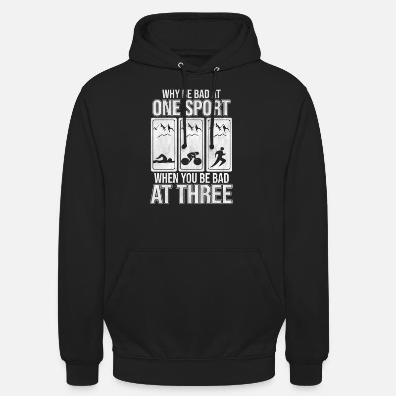 Triathlon Triathlon - Sweat-shirt à capuche unisexe - noir