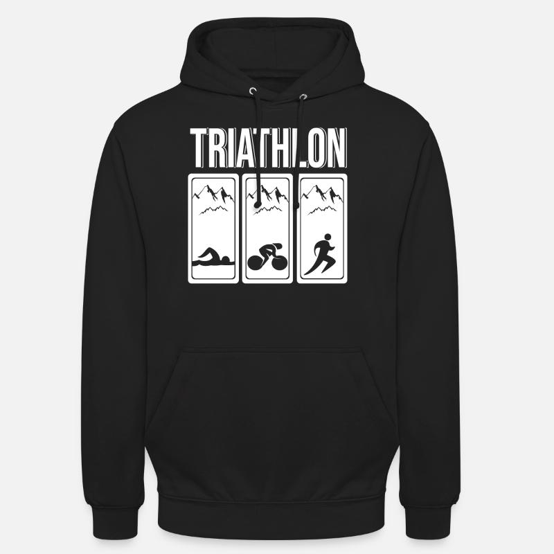 Triathlon Triathlet - Unisex Hoodie - Schwarz