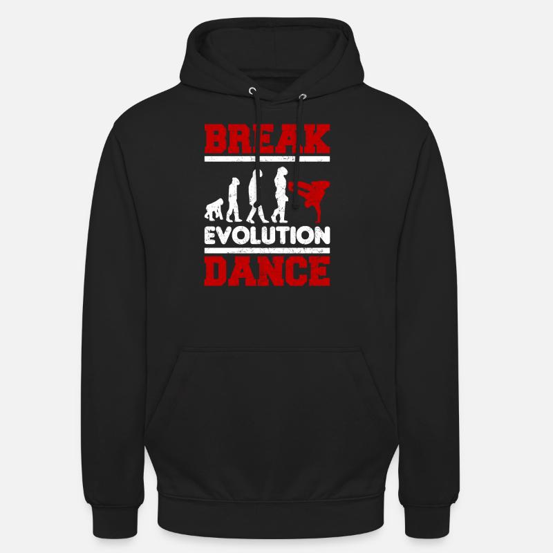 Breakdance Evolution Breakdance BBoy Danseur - Sweat-shirt à capuche unisexe - noir