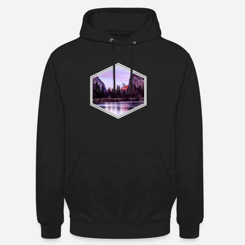 Berg - Unisex Hoodie - Schwarz
