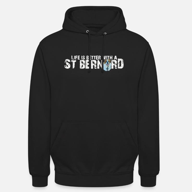 Bernhardiner - Unisex Hoodie - Schwarz