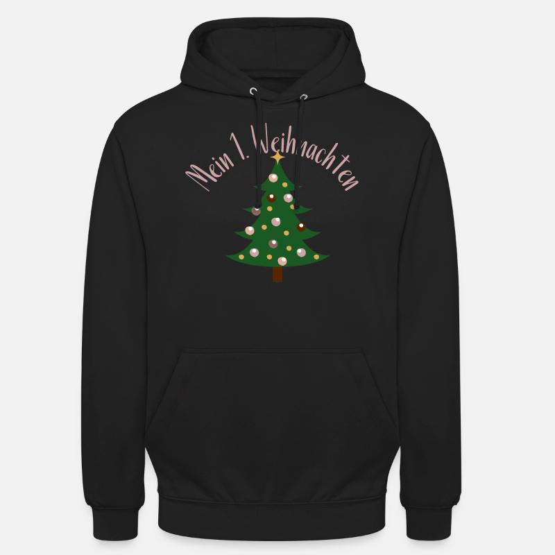Mein 1. Weihachten - Unisex Hoodie - Schwarz