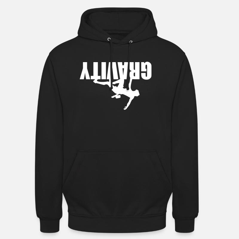 Bouldern Gravity - Unisex Hoodie - Schwarz