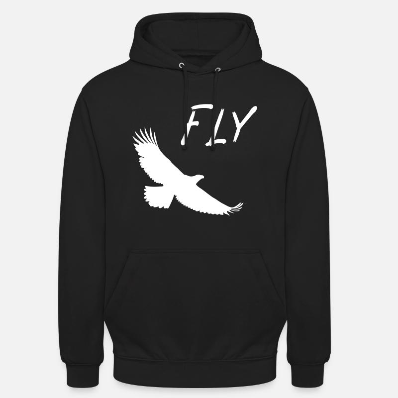 aigle - Sweat-shirt à capuche unisexe - noir