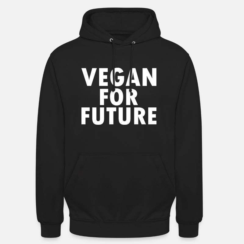 Vegan for future - Unisex Hoodie - black