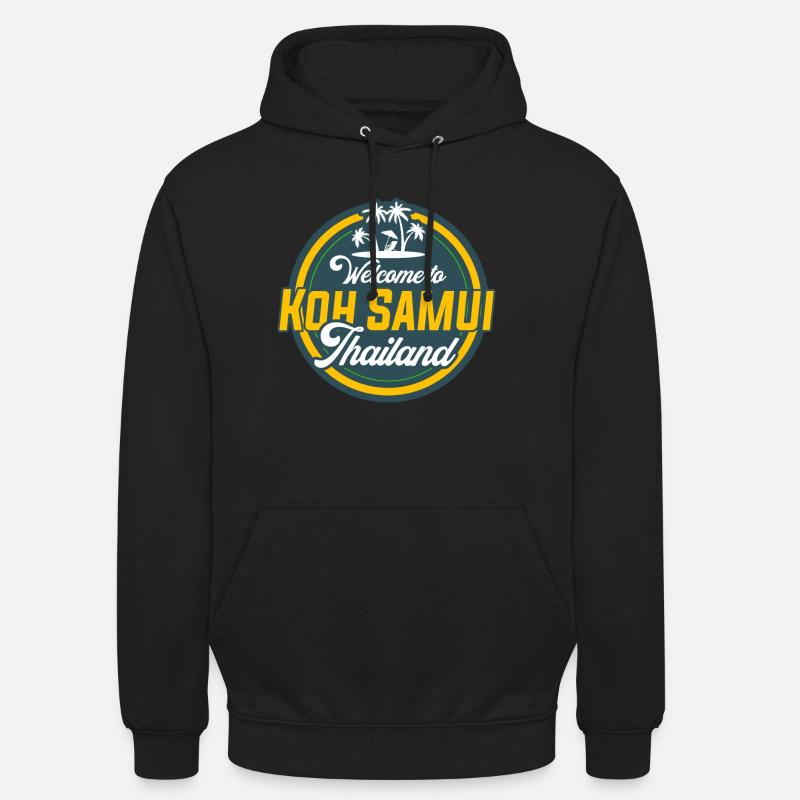 Koh Samui - Sweat-shirt à capuche unisexe - noir
