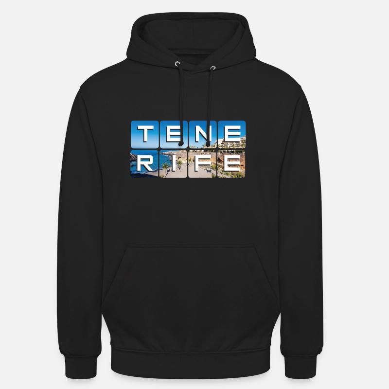 Tenerife - Sweat-shirt à capuche unisexe - noir