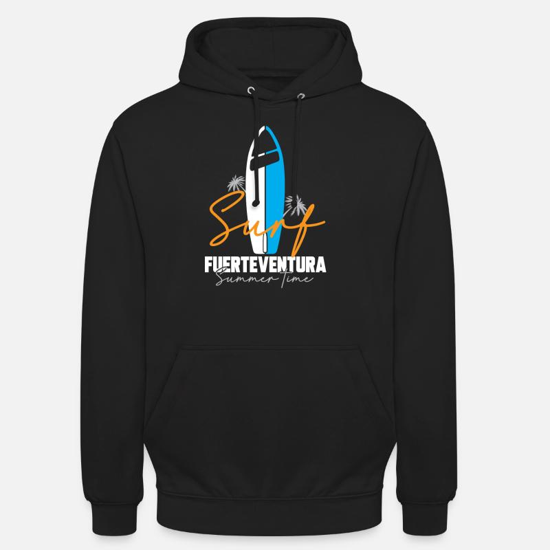 Fuerteventura - Sweat-shirt à capuche unisexe - noir