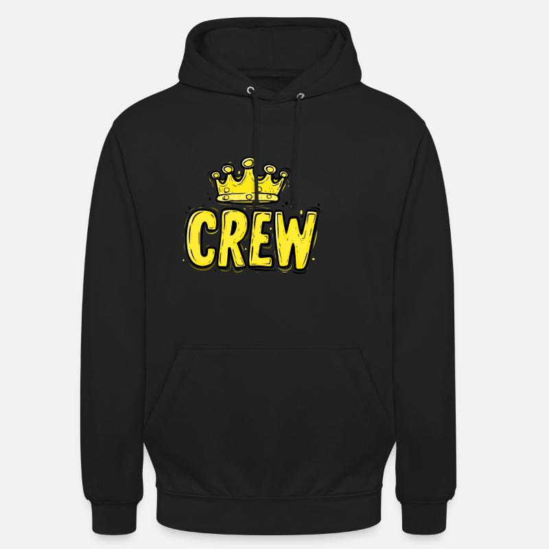 Crew Crown - Unisex Hoodie - black