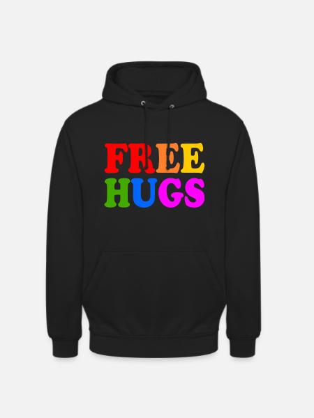 Free hugs - Unisex Hoodie - black