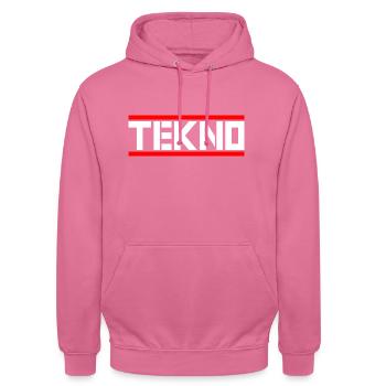Tekno - Sweat-shirt à capuche unisexe - rose - Devant - Alina (178cm) & Michal (187cm)