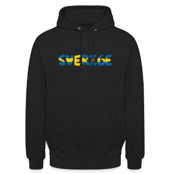 Sverige Schweden - Unisex Hoodie - Schwarz - Vorne - Alina (178cm) & Michal (187cm)