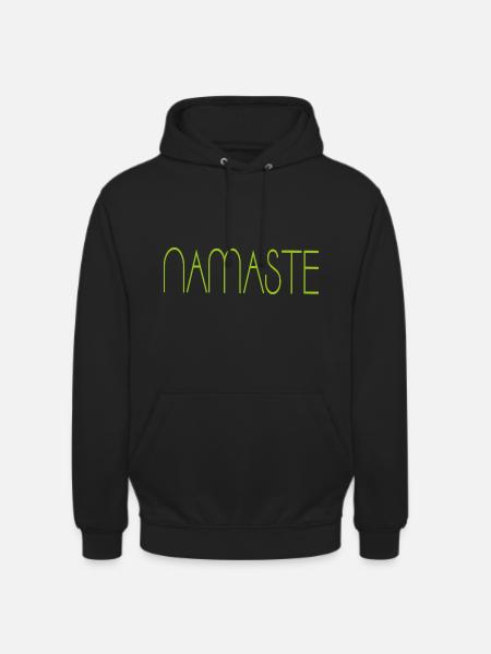 Namaste Tshirt - Unisex Hoodie - Schwarz
