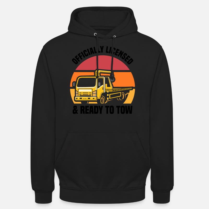 Abschleppwagen | Abschlepper Auto Panne Geschenke - Unisex Hoodie - Schwarz