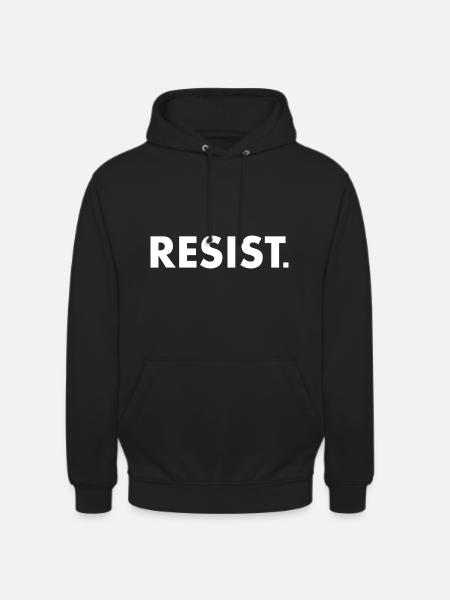 Resist - Unisex Hoodie - black