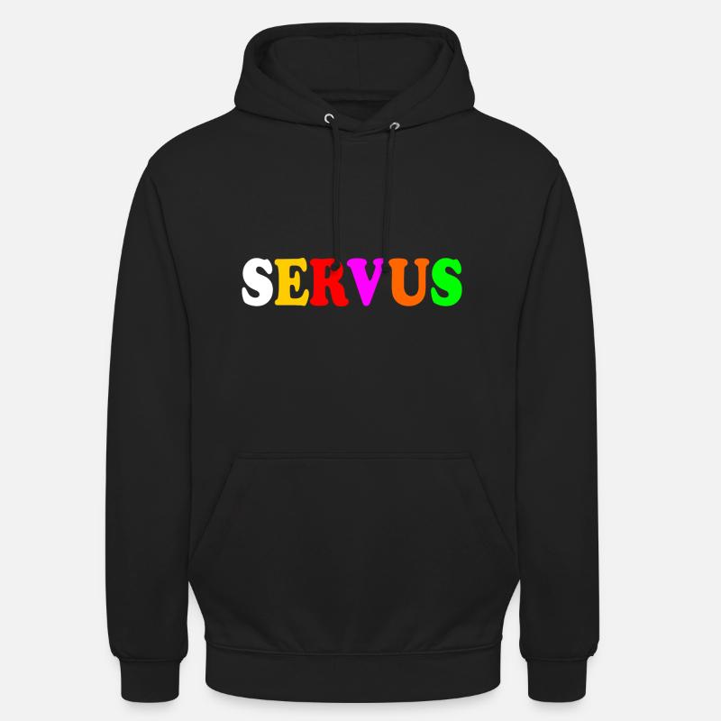 servus - Unisex Hoodie - Schwarz