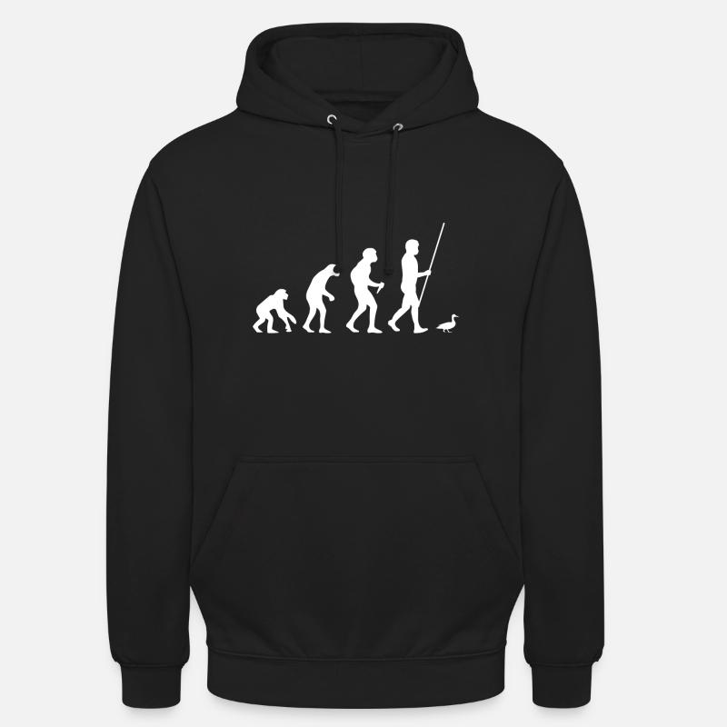 Duck Evolution - Unisex Hoodie - black