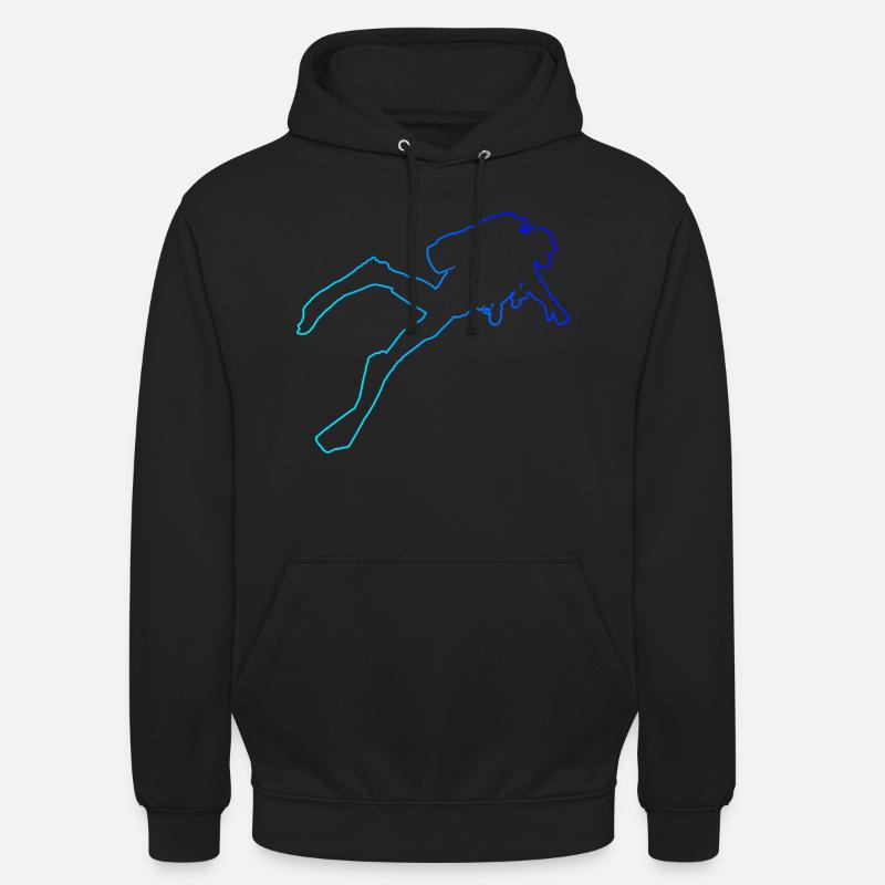 Plongée sous-marine Plongeur libre plongeur - Sweat-shirt à capuche unisexe - noir