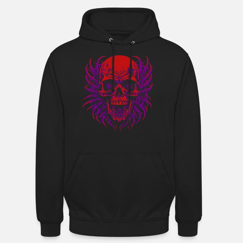 Crass skull - Unisex Hoodie - black