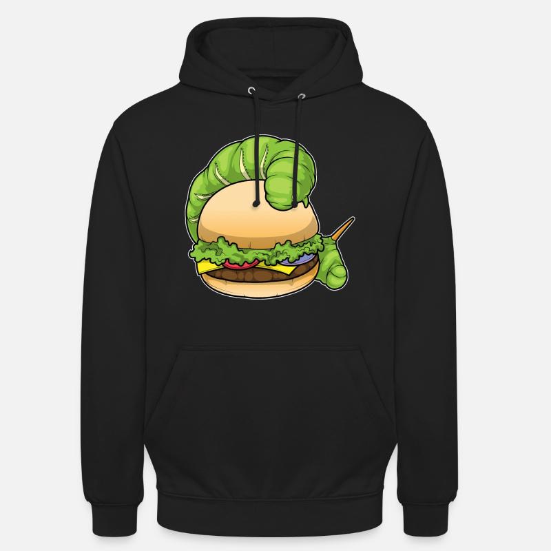 Raupe Burger - Unisex Hoodie - Schwarz