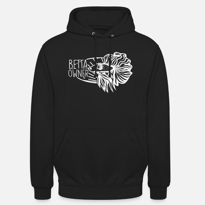 Betta Fish Owner Tropical Fish - Unisex Hoodie - black