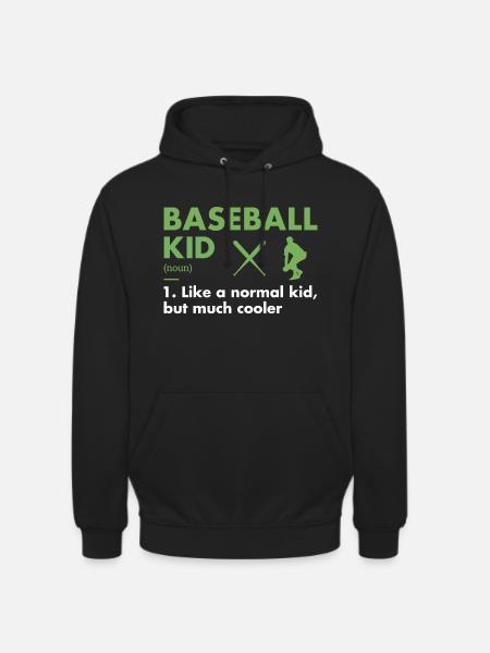Sport Kid Definition Baseball - Unisex Hoodie - black