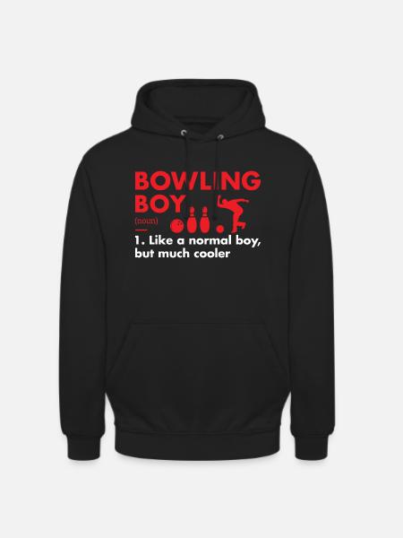 Sport Boy Définition Bowling - Sweat-shirt à capuche unisexe - noir
