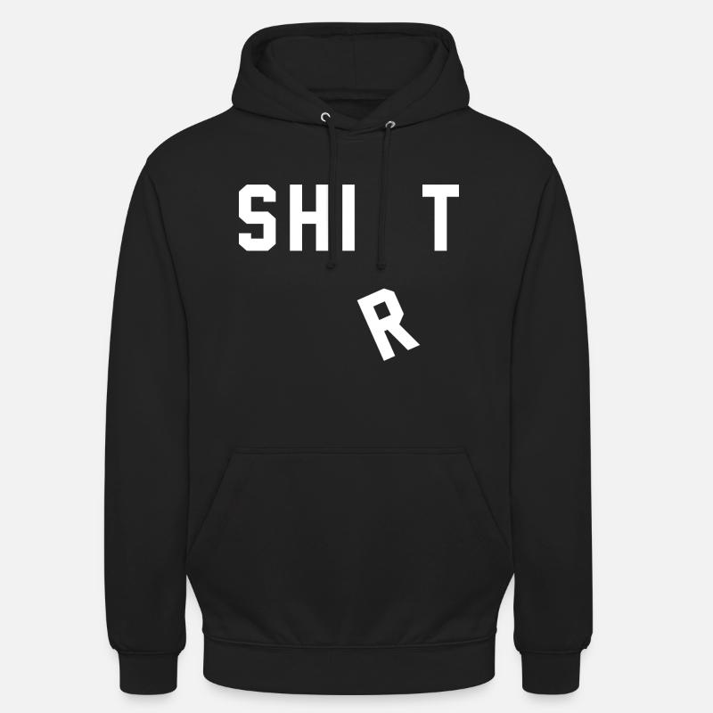 Hemd-Scheiße - Unisex Hoodie - Schwarz