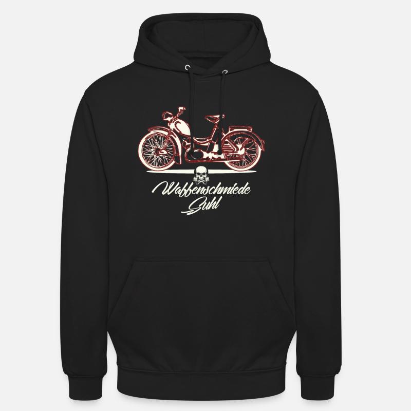 Simson SR2 - DDR Ostalgie Moped Suhl - Unisex Hoodie - Schwarz