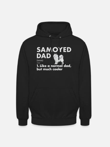 Samoyed Dad Definition - Unisex Hoodie - Schwarz