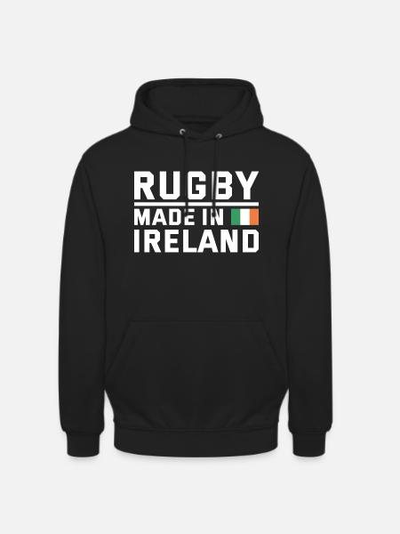 Rugby Made In Ireland Rugby - Unisex Hoodie - black